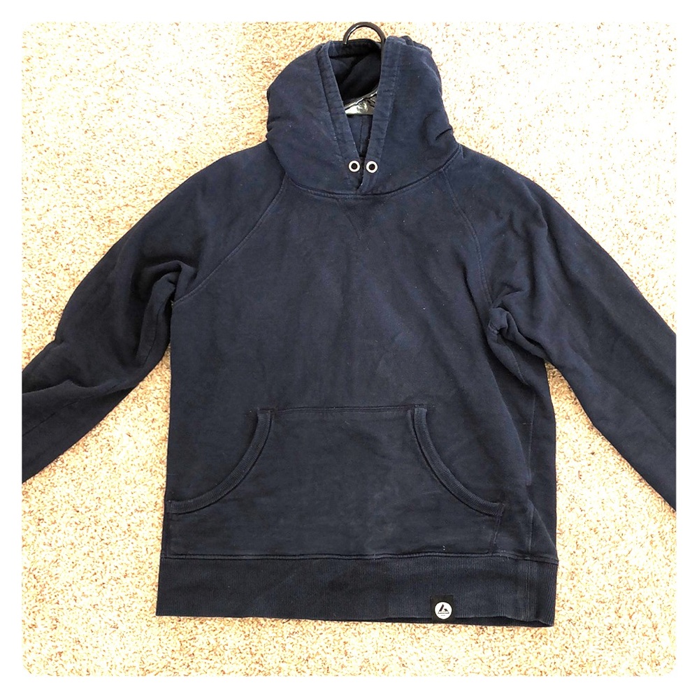 American Giant Midweight Pullover Navy Hoodie